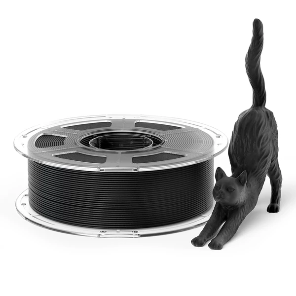 4 kg-os Mecpow PETG-CF (szénszálas) 3D nyomtató filament – fekete