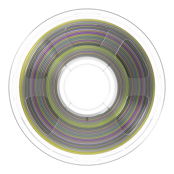 Mecpow nagysebességű PETG filament 1 kg – átlátszó szivárvány