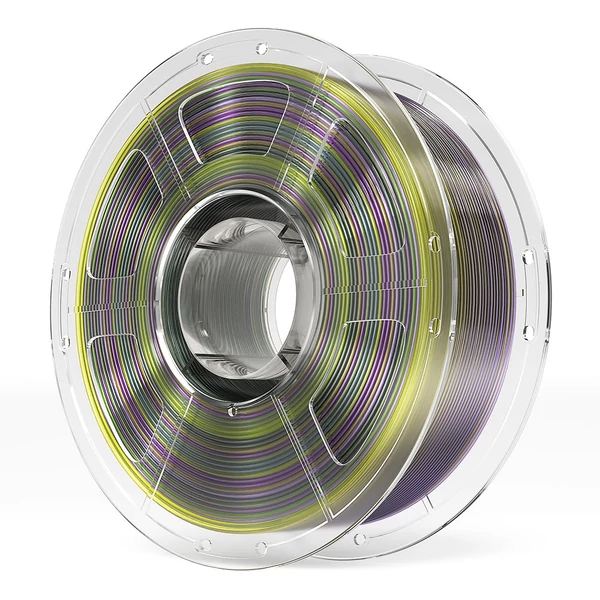 Mecpow nagysebességű PETG filament 1 kg – átlátszó szivárvány