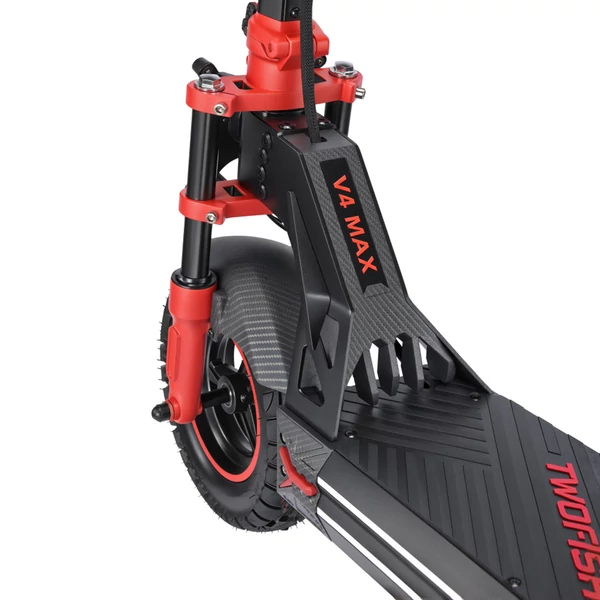 TWOFISH V4 MAX elektromos roller 800W, 52V 23Ah akkumulátor, 10” gumi, 57 km/h, 60 km hatótáv, tárcsafék, rugózás, NFC nyitás