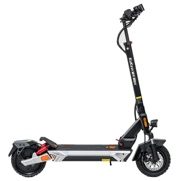 KuKirin M4 Max elektromos roller: 800W motor, 48V 18.2Ah akku, 45km/h sebesség, 64km hatótáv, 10" kerekek, dupla tárcsafék