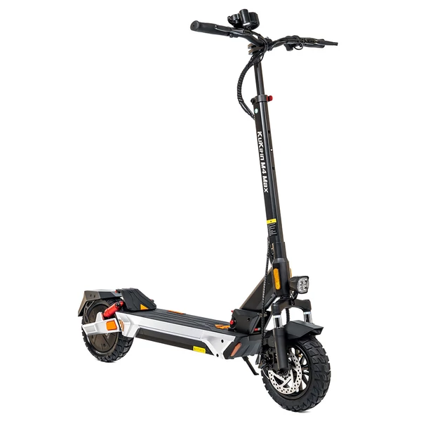 KuKirin M4 Max elektromos roller: 800W motor, 48V 18.2Ah akku, 45km/h sebesség, 64km hatótáv, 10" kerekek, dupla tárcsafék