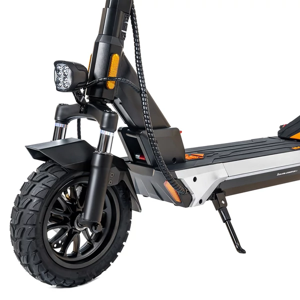 KuKirin M4 Max elektromos roller: 800W motor, 48V 18.2Ah akku, 45km/h sebesség, 64km hatótáv, 10" kerekek, dupla tárcsafék