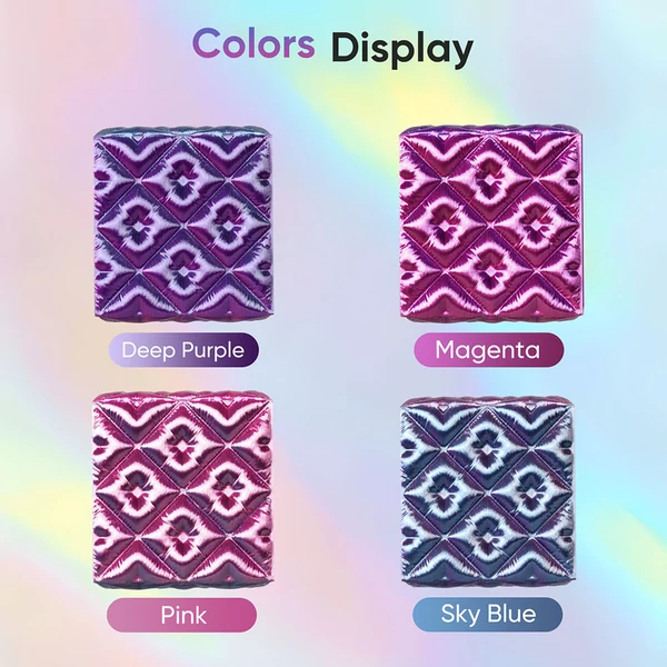5kg ERYONE High Speed Silk PLA Filament csomag - 4 színű selyemfényű válogatás (Cold Flame, Metallic Frenzy, Royal Essence, Aurora Dream)