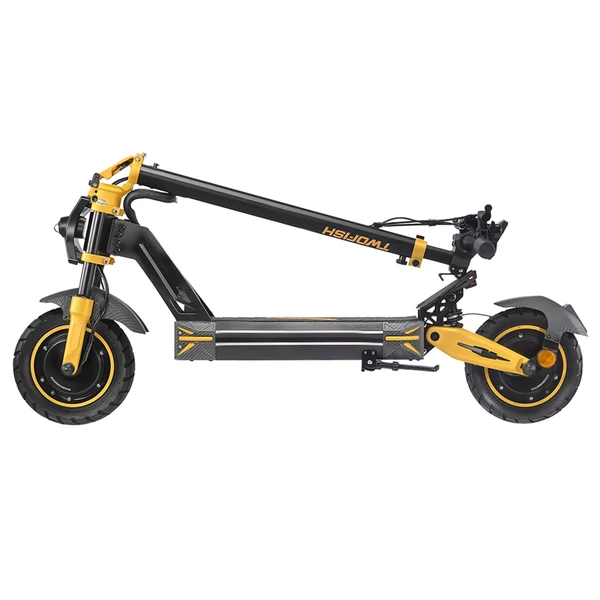 TWOFISH TW3 PRO elektromos roller 2000W (2x1000W), 52V 23Ah akku, 11” gumik, 60 km/h, 55 km hatótáv, dupla tárcsafék, rugós felfüggesztés, NFC nyitás