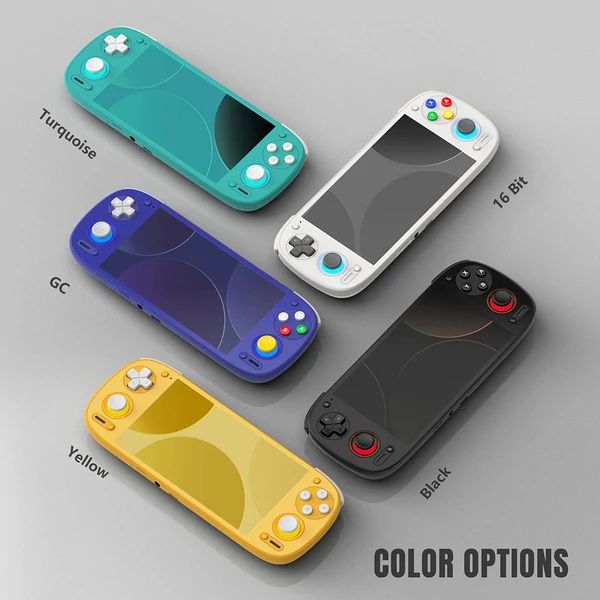 Retroid Pocket G2 kézi játékkonzol, Android 15, 5,5” 1080p 60Hz AMOLED kijelző, 8GB RAM, 128GB tárhely, WiFi 6, BT 5.4, 5000mAh - Szürke