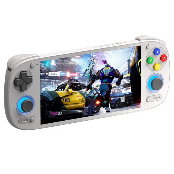 Retroid Pocket G2 kézi játékkonzol, Android 15, 5,5” 1080p 60Hz AMOLED kijelző, 8GB RAM, 128GB tárhely, WiFi 6, BT 5.4, 5000mAh - Szürke