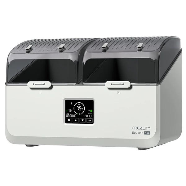Creality SpacePi X4L filament szárító doboz, 4 tekercses, dupla fűtőkamrás, LCD érintőkijelzős, nedvességzáró, PLA/PETG-hez