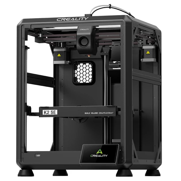 Creality K2 SE Combo zárt 3D nyomtató, 500 mm/s, 0,1 mm pontosság, 220×215×245 mm, auto szintezés, 300°C fúvóka