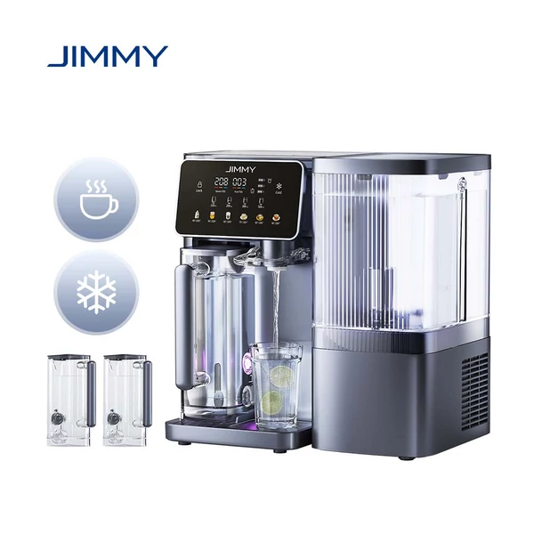 JIMMY R9 Pro pultos okos RO víztisztító, 7 fokozatú szűrés, UV sterilizálás, 5,5 l tartály, azonnali hideg-meleg