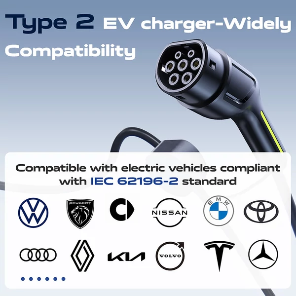 VDL POWER EC11 hordozható elektromos autó töltő 3,6 kW, 16 A, EU Schuko (2 pólus), 5 m kábel, IP65, IEC 62196-2 szabvány