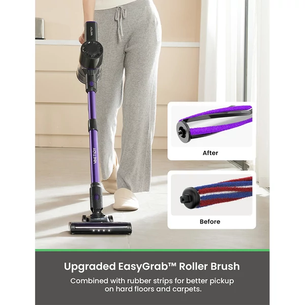 Vactidy V8 Pro vezeték nélküli porszívó – 25 kPa erős szívóerő, ciklonos szűrés, LED kijelző, 35 perc üzemidő, önállóan megálló kialakítás