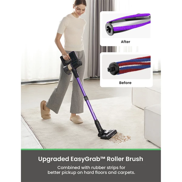 Vactidy V8 Pro vezeték nélküli porszívó – 25 kPa erős szívóerő, ciklonos szűrés, LED kijelző, 35 perc üzemidő, önállóan megálló kialakítás