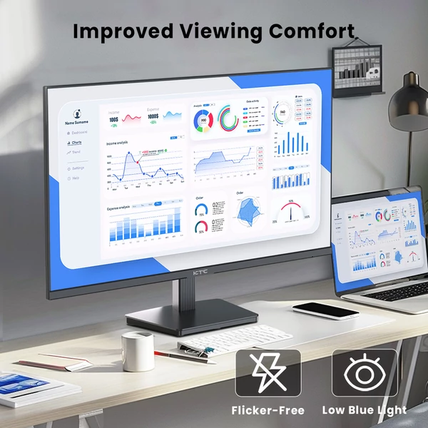 KTC H27T27 27” QHD IPS gaming monitor 100 Hz, HDR10, 1 ms, Adaptive-Sync, VESA, HDMI/DP