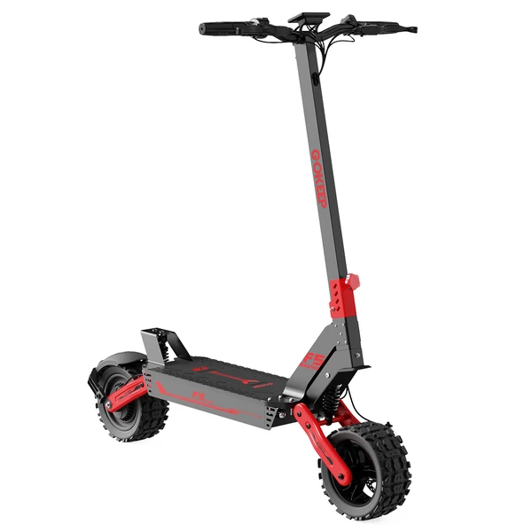 GOKEEP F5 elektromos roller, 1000W, 52V 20Ah, 11", 55 km/h, 80 km hatótáv, első-hátsó tárcsafék, hidraulikus felfüggesztés - Piros