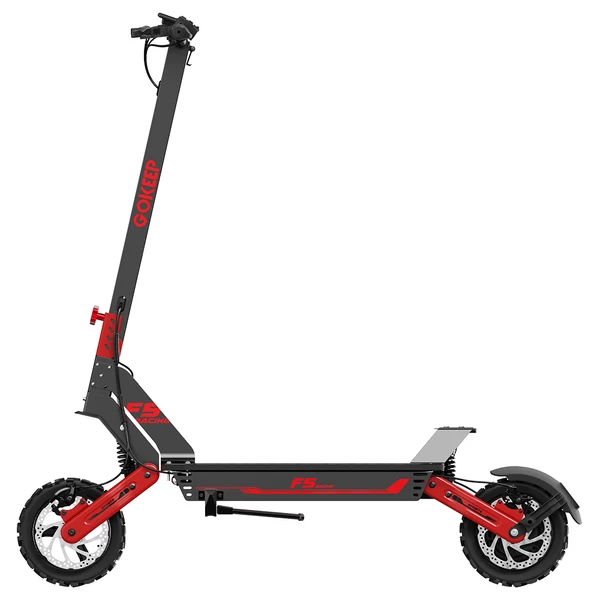 GOKEEP F5 elektromos roller, 1000W, 52V 20Ah, 11", 55 km/h, 80 km hatótáv, első-hátsó tárcsafék, hidraulikus felfüggesztés - Piros