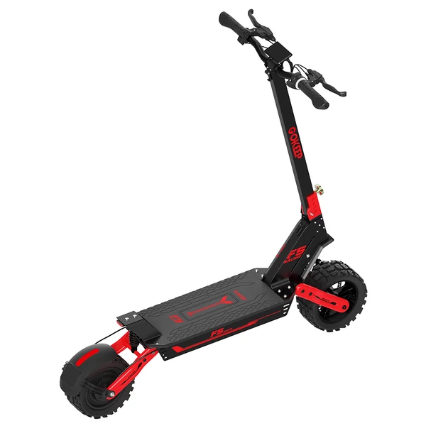 GOKEEP F5 elektromos roller, 1000W, 52V 20Ah, 11", 55 km/h, 80 km hatótáv, első-hátsó tárcsafék, hidraulikus felfüggesztés - Piros