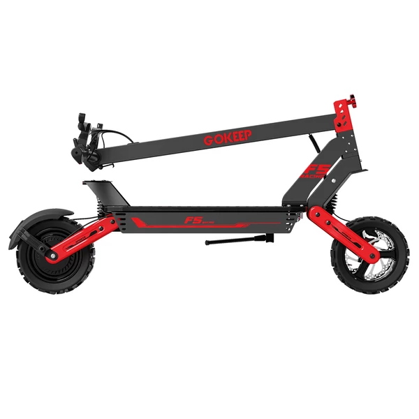 GOKEEP F5 elektromos roller, 1000W, 52V 20Ah, 11", 55 km/h, 80 km hatótáv, első-hátsó tárcsafék, hidraulikus felfüggesztés - Piros
