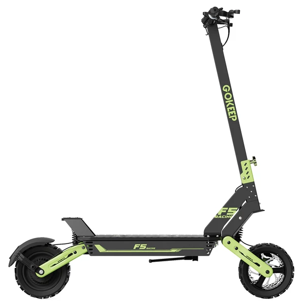 GOKEEP F5 elektromos roller, 1000W, 52V 20Ah, 11", 55 km/h, 80 km hatótáv, első-hátsó tárcsafék, hidraulikus felfüggesztés - Zöld