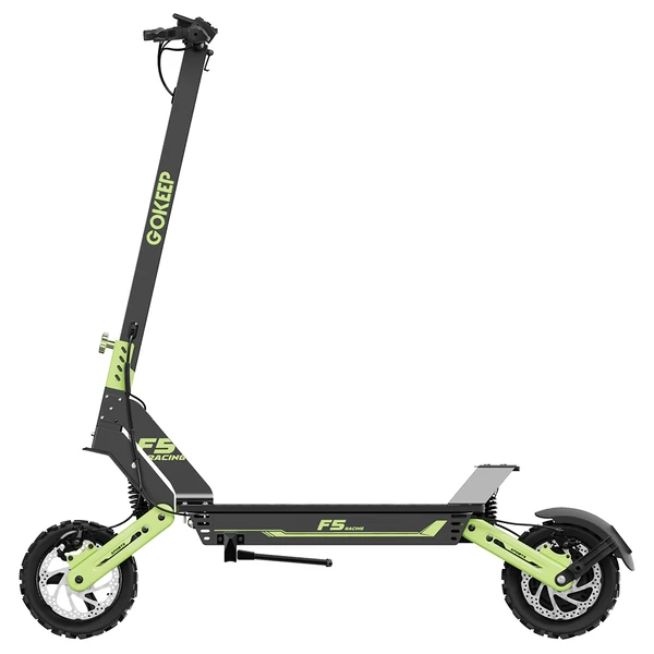 GOKEEP F5 elektromos roller, 1000W, 52V 20Ah, 11", 55 km/h, 80 km hatótáv, első-hátsó tárcsafék, hidraulikus felfüggesztés - Zöld