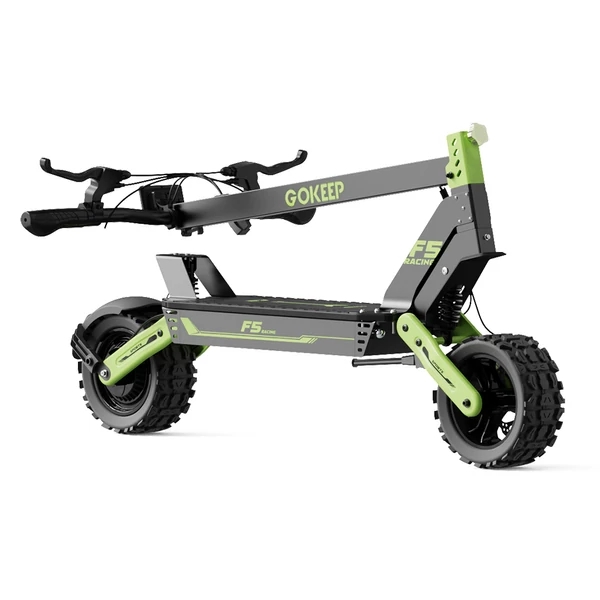 GOKEEP F5 elektromos roller, 1000W, 52V 20Ah, 11", 55 km/h, 80 km hatótáv, első-hátsó tárcsafék, hidraulikus felfüggesztés - Zöld