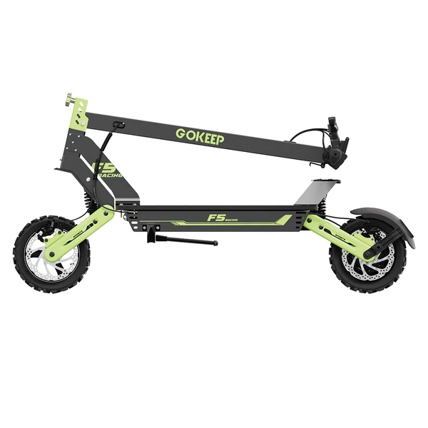 GOKEEP F5 elektromos roller, 1000W, 52V 20Ah, 11", 55 km/h, 80 km hatótáv, első-hátsó tárcsafék, hidraulikus felfüggesztés - Zöld