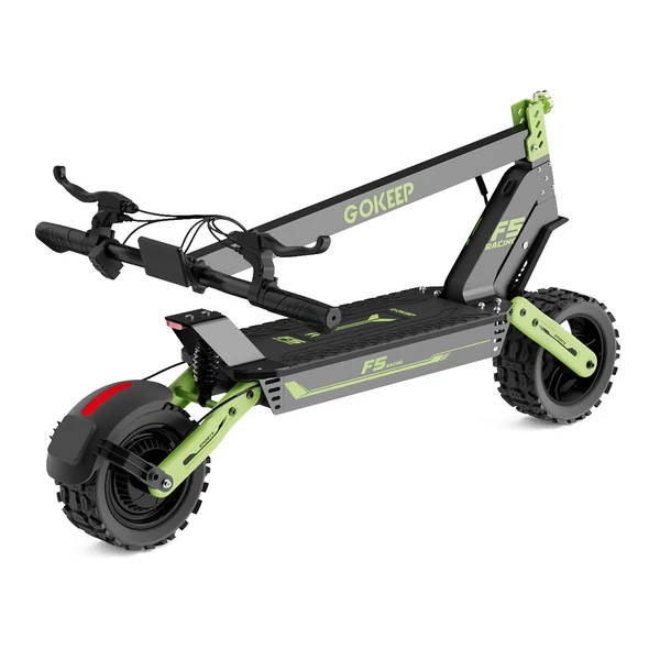 GOKEEP F5 elektromos roller, 1000W, 52V 20Ah, 11", 55 km/h, 80 km hatótáv, első-hátsó tárcsafék, hidraulikus felfüggesztés - Zöld