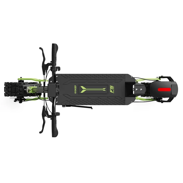 GOKEEP F5 elektromos roller, 1000W, 52V 20Ah, 11", 55 km/h, 80 km hatótáv, első-hátsó tárcsafék, hidraulikus felfüggesztés - Zöld