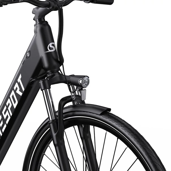ONESPORT OT12 elektromos kerékpár, 250W motor, 36V 13Ah akku, 27,5” gumik, 25 km/h, 65 km hatótáv, Shimano 7 fokozat - Szürke
