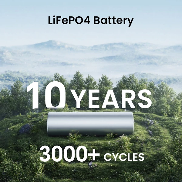 NECESPOW S2400 hordozható erőmű 2400W, 2048Wh LiFePO4 akkumulátor, 13 port, gyors töltés, UPS, app, otthon/RV/kültér