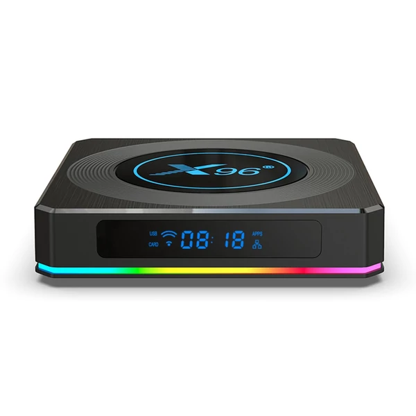 X96 X4 Android 11 TV Box Amlogic S905X4 – 8K HDR, 4GB/32GB, 2.5G+5G WiFi, Bluetooth 4.1, Gigabit LAN