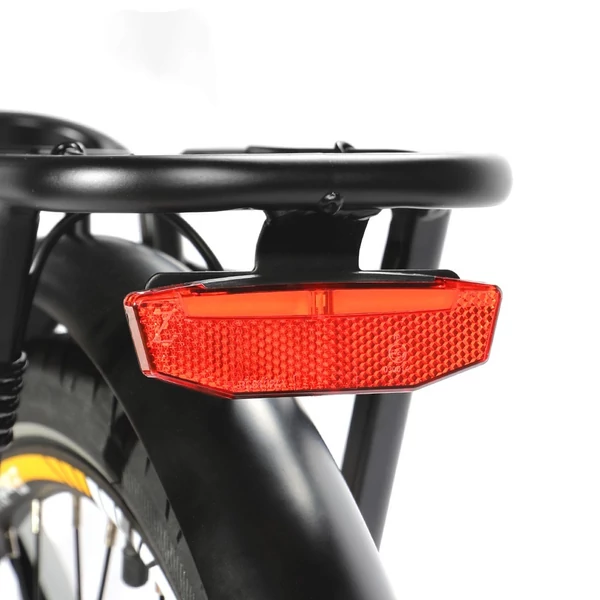 Eleglide T1 Step-Thru elektromos trekking kerékpár 27,5" gumik, 36V 13Ah akku, 250W motor, 25 km/h, Shimano 7, 100 km, IPX4, 120 kg, tárcsafék, szürke