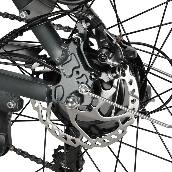 Eleglide T1 Step-Thru elektromos trekking kerékpár 27,5" gumik, 36V 13Ah akku, 250W motor, 25 km/h, Shimano 7, 100 km, IPX4, 120 kg, tárcsafék, szürke