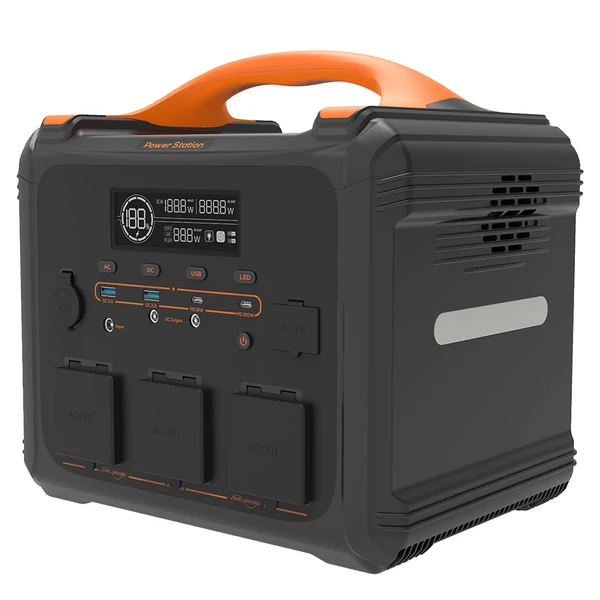 NEWSMY S1210 hordozható erőmű 1200 W / 1102,5 Wh, LiFeMnPO4 akkumulátor, 1,2 órás gyorstöltés, PD 100 W, 230 V tiszta szinusz (csúcs 2400 W)