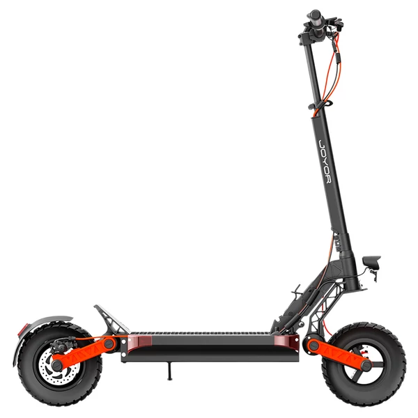 Joyor S8 elektromos roller 600W motorral, 48V 26Ah akkumulátor, 10 colos gumik, 25 km/h, 90 km hatótáv, dupla tárcsafék