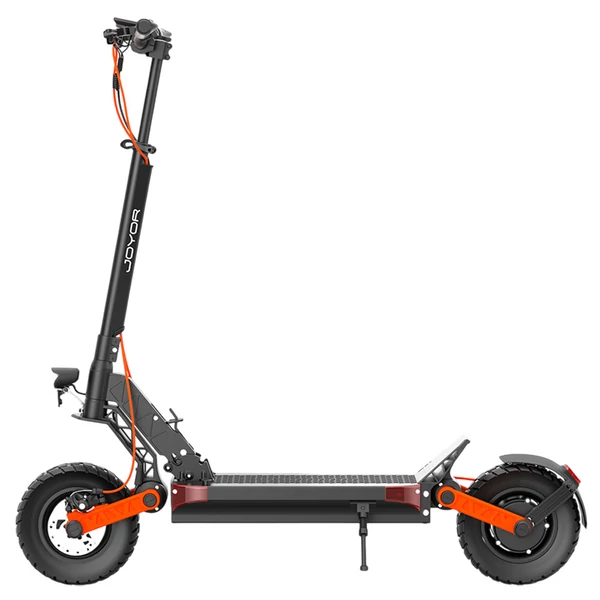 Joyor S8 elektromos roller 600W motorral, 48V 26Ah akkumulátor, 10 colos gumik, 25 km/h, 90 km hatótáv, dupla tárcsafék