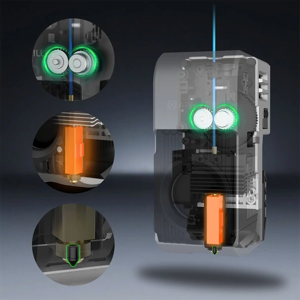 Artillery M1 Pro S1 CoreXY 3D nyomtató, zárt kamra, 260×260×260 mm, 600 mm/s, 320°C fúvóka, autószintezés, AI felügyelet