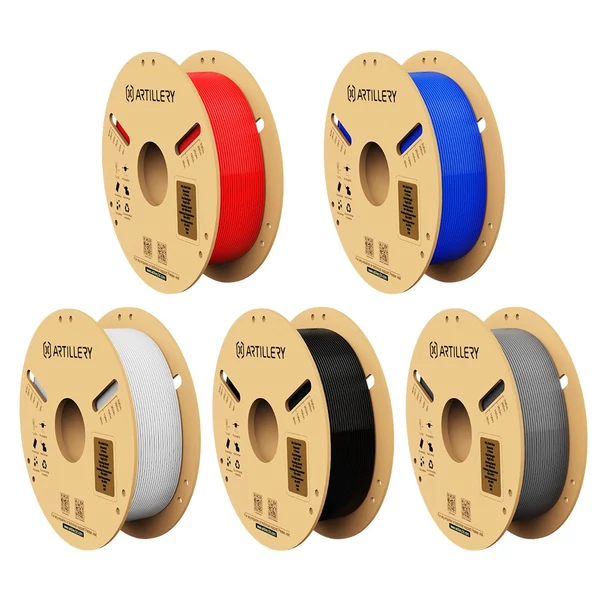 Artillery M1 Pro CoreXY nagysebességű 3D nyomtató + 5 kg PLA filament csomag (piros/fehér/kék/fekete/szürke)