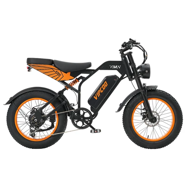 Vipcoo VM6 elektromos kerékpár 750W, 48V 18,2Ah akku, 20x4” fat bike gumi, 40 km/h, 75 km, Shimano 7, tárcsafék