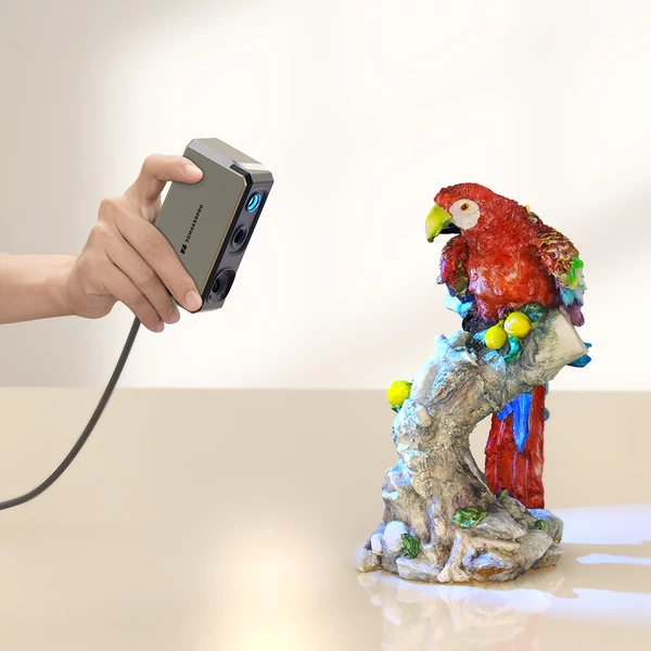 3DMakerpro Seal 3D szkenner kékfényes technológiával, 0,01 mm pontosság, 24 bites színes szkennelés, stabil vizuális követés
