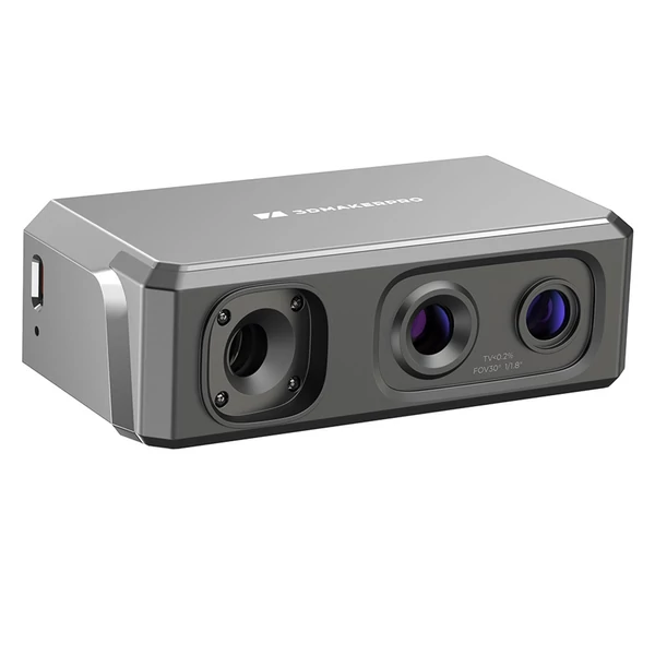 3DMakerpro Seal 3D szkenner kékfényes technológiával, 0,01 mm pontosság, 24 bites színes szkennelés, stabil vizuális követés