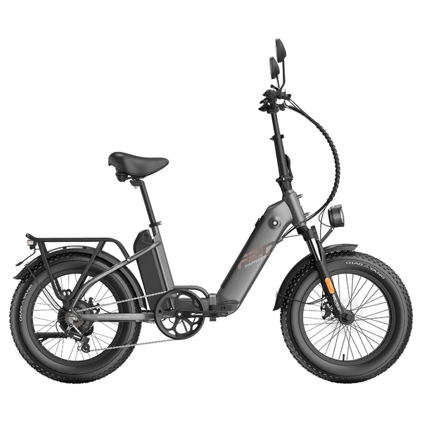 Fafrees FF20 Polar elektromos kerékpár 500W, 48V 26,8Ah dupla akku, 20x4,0” gumik, 45 km/h, 170 km, Shimano 7 - gunmetal fekete