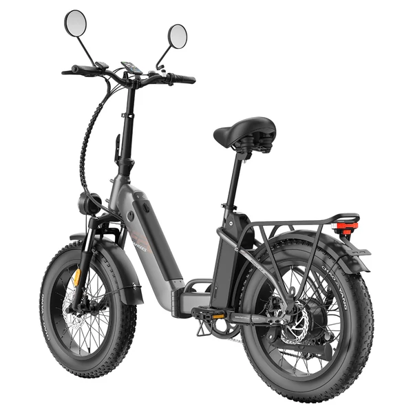 Fafrees FF20 Polar elektromos kerékpár 500W, 48V 26,8Ah dupla akku, 20x4,0” gumik, 45 km/h, 170 km, Shimano 7 - gunmetal fekete