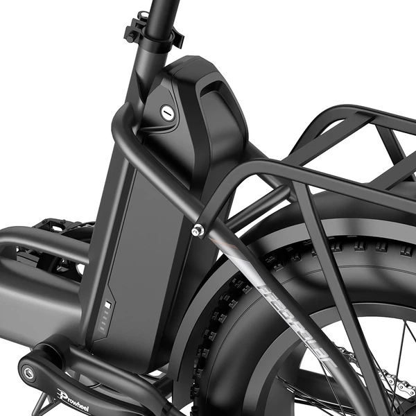 Fafrees FF20 Polar elektromos kerékpár 500W, 48V 26,8Ah dupla akku, 20x4,0” gumik, 45 km/h, 170 km, Shimano 7 - gunmetal fekete