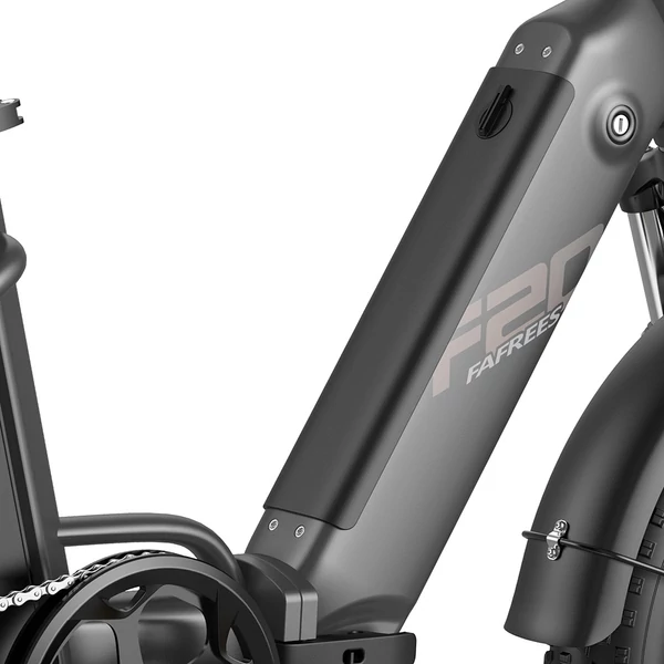 Fafrees FF20 Polar elektromos kerékpár 500W, 48V 26,8Ah dupla akku, 20x4,0” gumik, 45 km/h, 170 km, Shimano 7 - gunmetal fekete