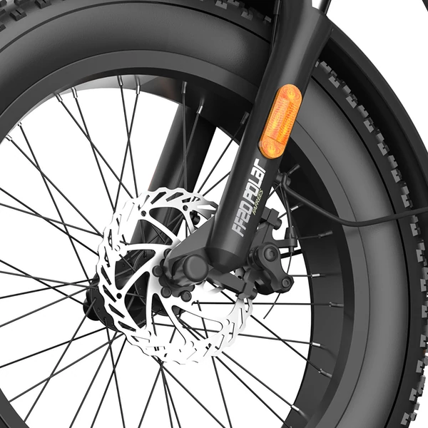 Fafrees FF20 Polar elektromos kerékpár 500W, 48V 26,8Ah dupla akku, 20x4,0” gumik, 45 km/h, 170 km, Shimano 7 - gunmetal fekete