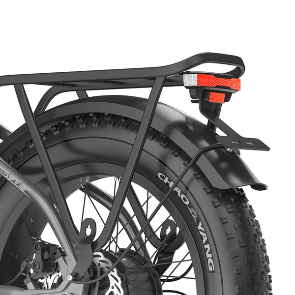 Fafrees FF20 Polar elektromos kerékpár 500W, 48V 26,8Ah dupla akku, 20x4,0” gumik, 45 km/h, 170 km, Shimano 7 - gunmetal fekete