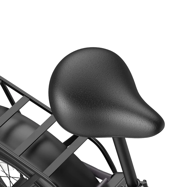 Fafrees FF20 Polar elektromos kerékpár 500W, 48V 26,8Ah dupla akku, 20x4,0” gumik, 45 km/h, 170 km, Shimano 7 - gunmetal fekete