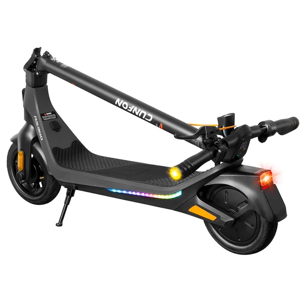 CUNFON RS300 elektromos roller 500 W motorral, 36 V 10,4 Ah akkumulátorral, 10" kerekekkel, 30 km/h max., 40 km hatótáv, dobfék + e-fék, appvezérlés