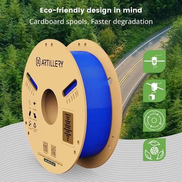 5kg Artillery PLA 3D nyomtató filament – piros, fehér, kék, fekete, szürke